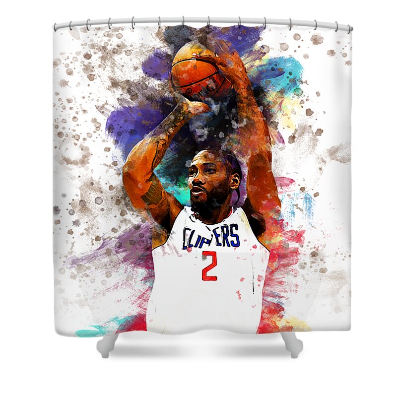 La Clippers Shower Curtains
