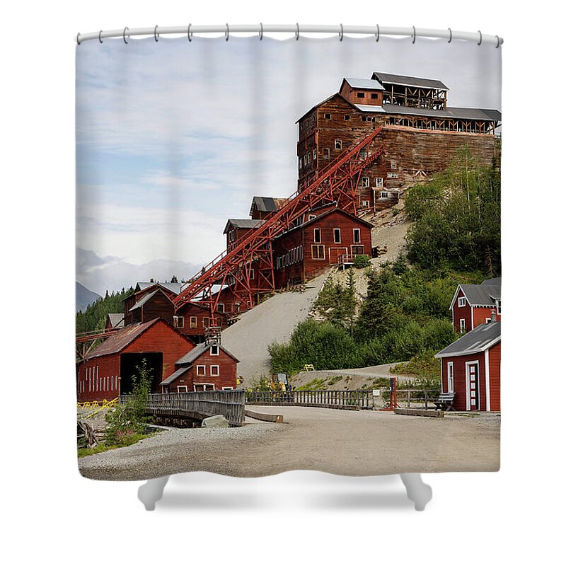 Alaska Shower Curtain featuring the photograph Kennecott Ruins II by Cheryl Strahl