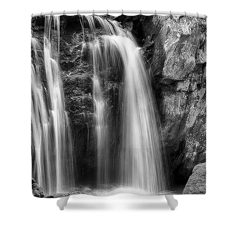 Cascading Shower Curtain featuring the photograph Kilgore Falls I by Charles Floyd