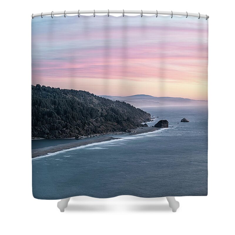 Beach Shower Curtain featuring the photograph Klamath River Overlook by Rudy Wilms