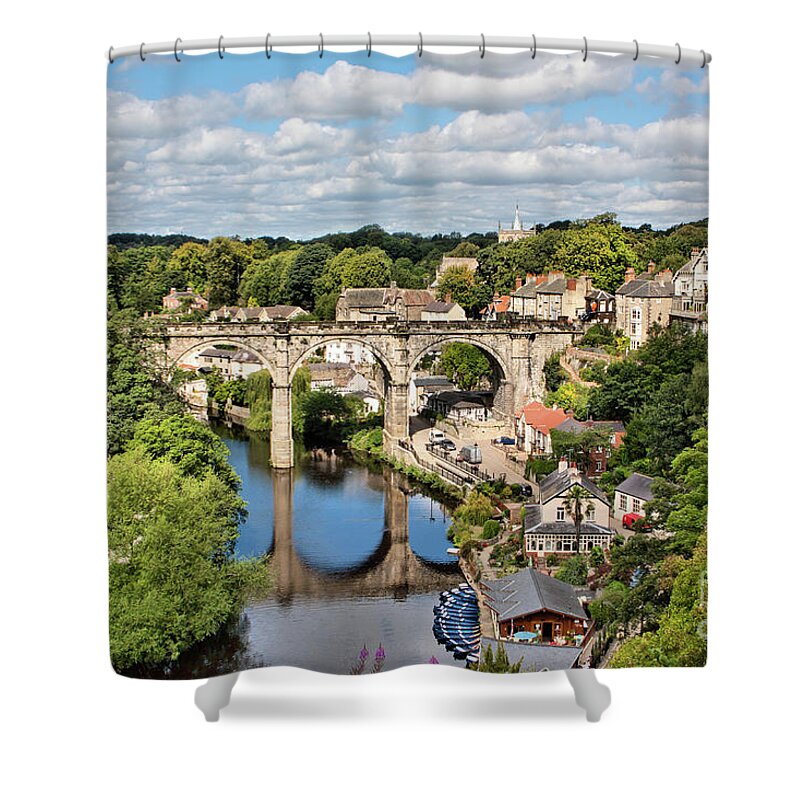 England Shower Curtain featuring the photograph Knaresborough by Tom Holmes Photography
