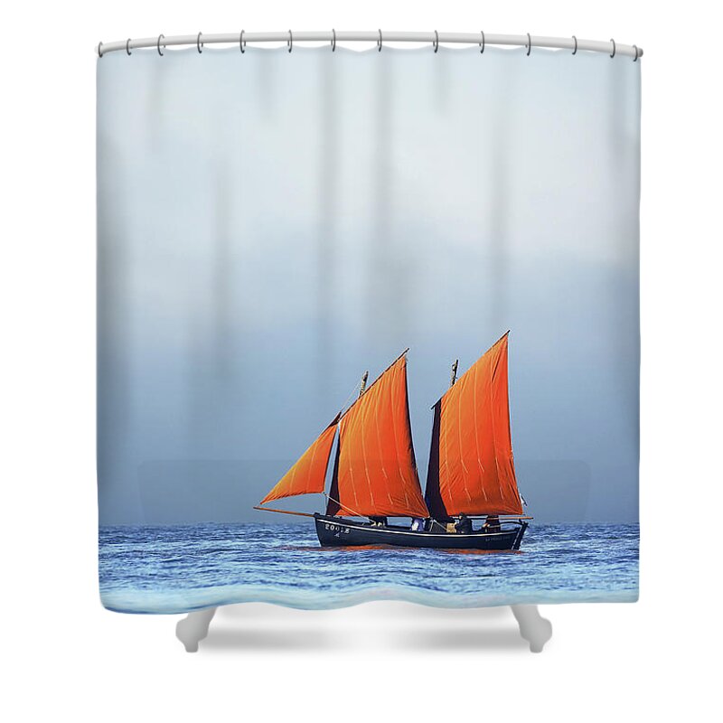 Poulligwen Shower Curtain featuring the photograph La Vieille dame 2001 by Frederic Bourrigaud