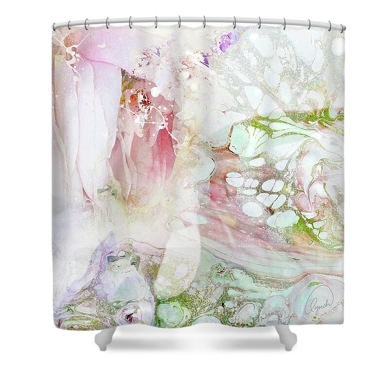 Floral Shower Curtain featuring the photograph Lady's Slipper by Karen Lynch