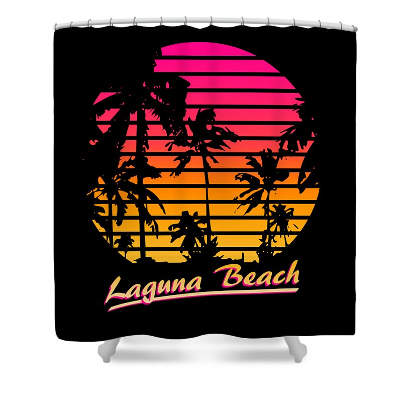 Classic Shower Curtain featuring the digital art Laguna Beach by Filip Schpindel