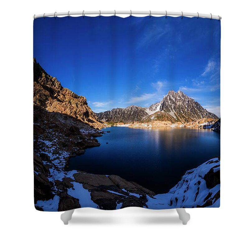 Scenic Shower Curtain featuring the photograph Lake Ingalls 2 by Pelo Blanco Photo
