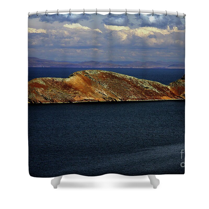 Andes Shower Curtain featuring the photograph Lake Titcaca, Bolivia by David Little-Smith