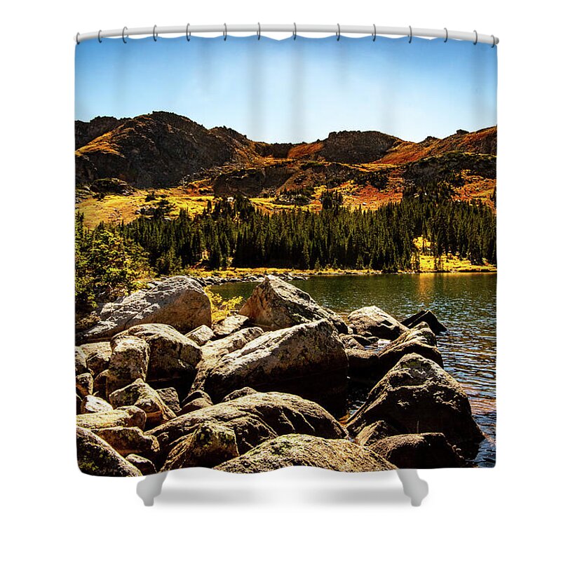 Lake Windsor Shower Curtain featuring the photograph Lake Windsor by Nathan Wasylewski