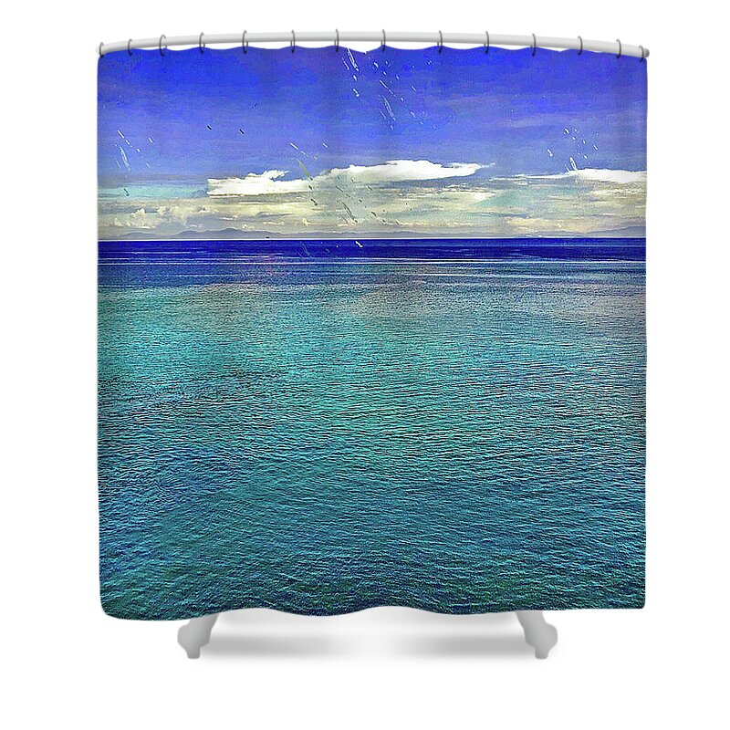 Land Shower Curtain featuring the photograph Land Ho II by GW Mireles