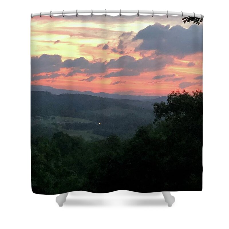  Shower Curtain featuring the photograph Landscape-sky by Meta Gatschenberger