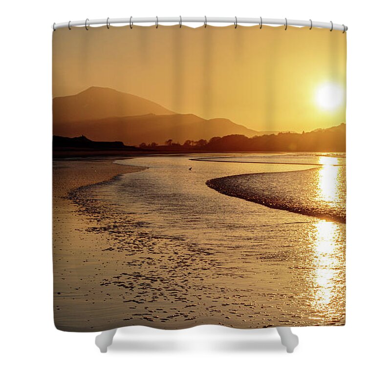 Donegal Shower Curtain featuring the photograph Late Winter Sunset - Downings, Donegal by John Soffe