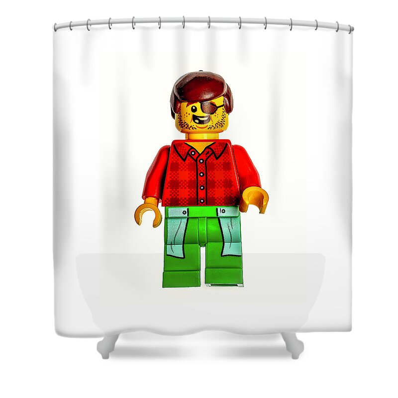 Lego Shower Curtain featuring the photograph Lego People 3 by James Sage