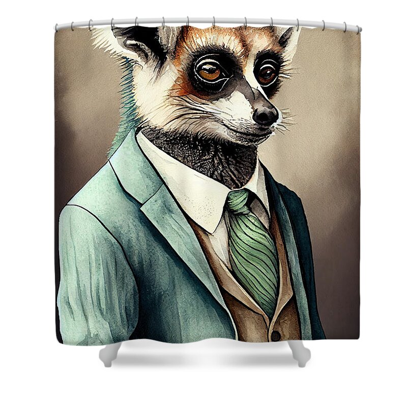 Lemur Shower Curtains