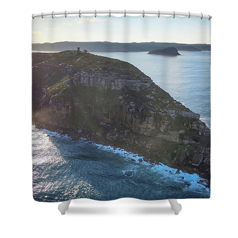 Water Shower Curtain featuring the photograph Let There Be Light at Palm Beach No 2 by Andre Petrov