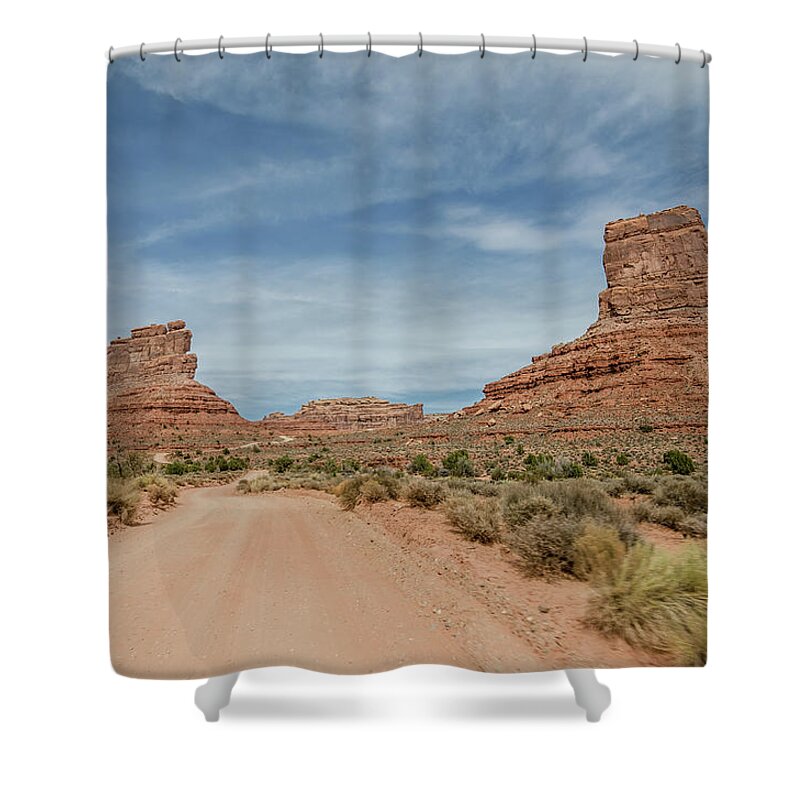 Desert Shower Curtain featuring the photograph Let's Take A Ride by Margaret Pitcher