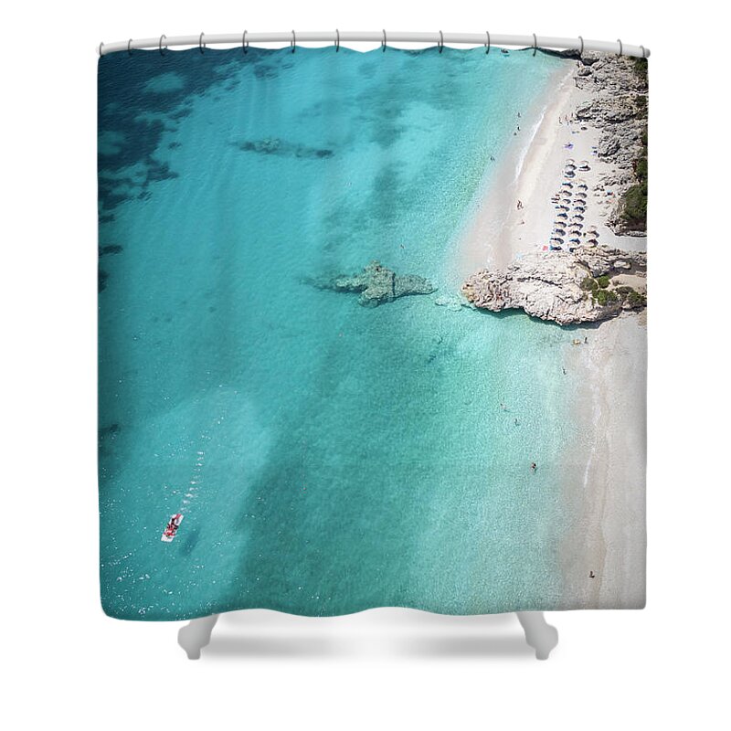 Vlora City Shower Curtain featuring the photograph Palase by Ari Rex