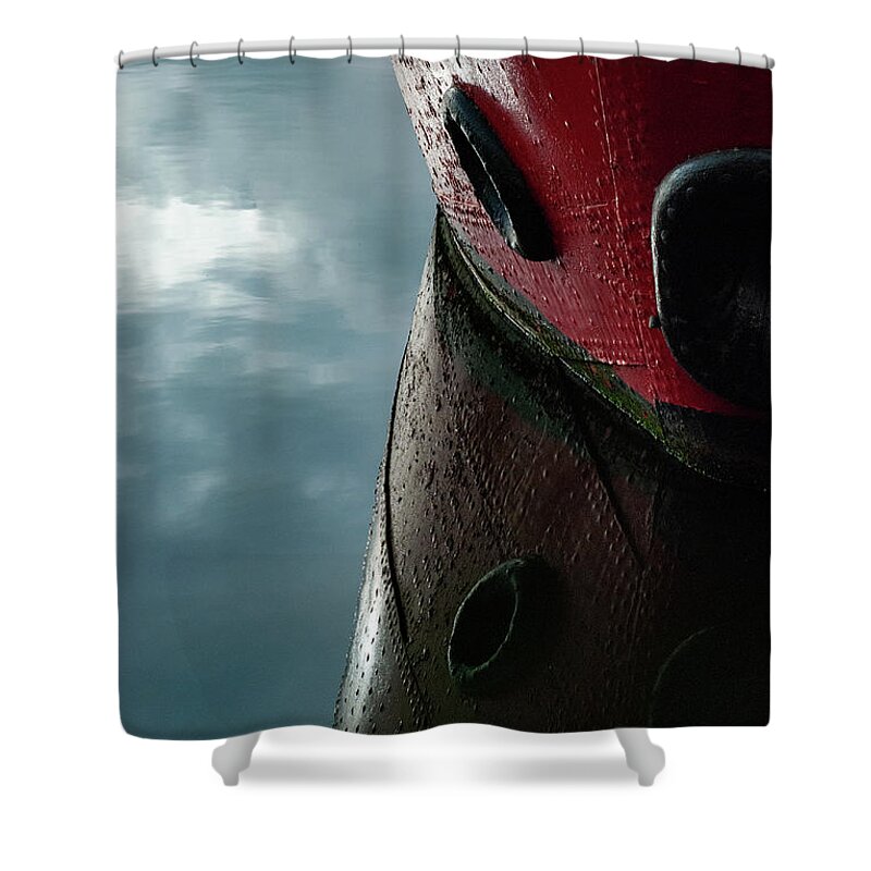 Boat Shower Curtain featuring the photograph Lightship by Gavin Lewis