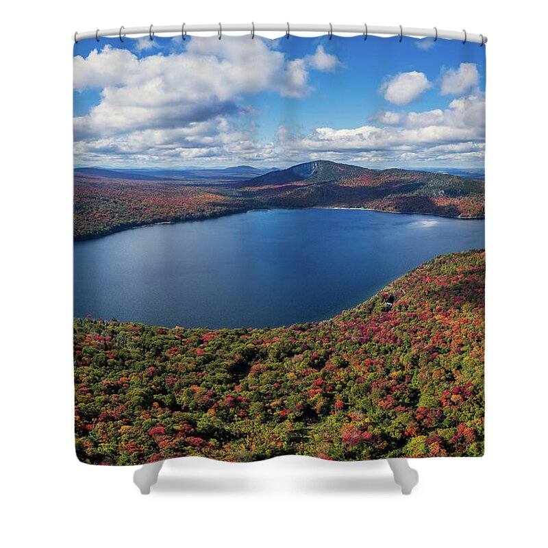  Shower Curtain featuring the photograph Little Averill Pond - Averill, VT by John Rowe