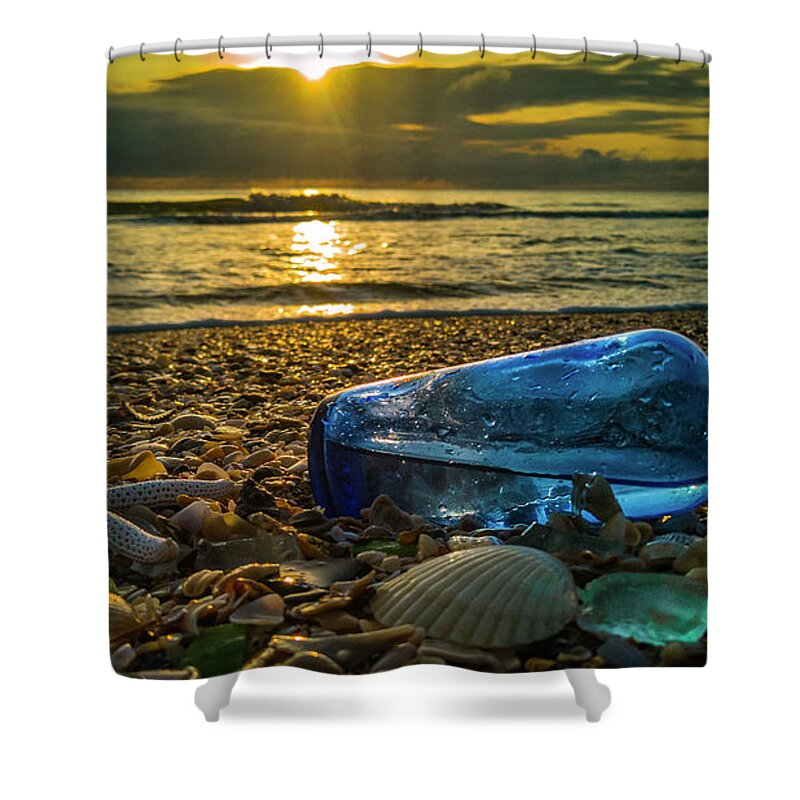  Shower Curtain featuring the photograph Little Sea Treasures by Danny Mongosa