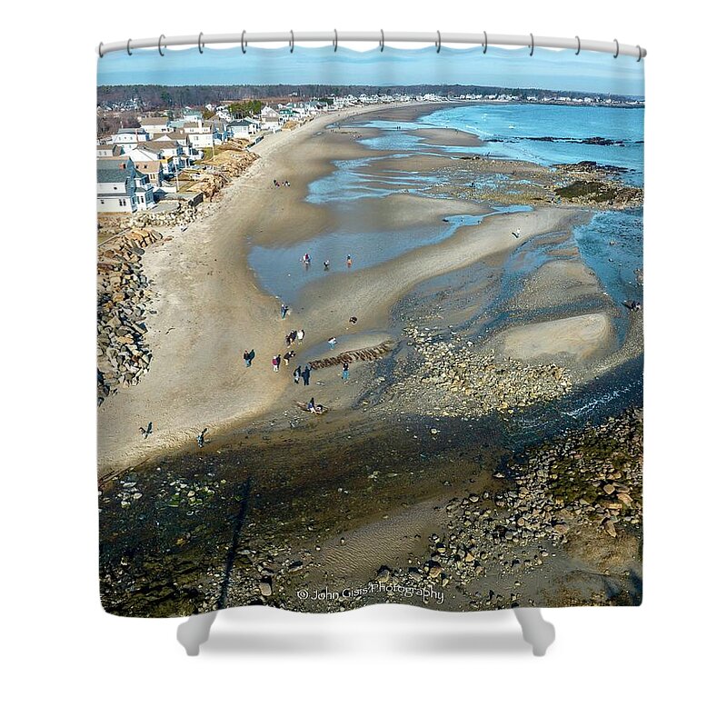  Shower Curtain featuring the photograph Lizzie Carr remnants by John Gisis