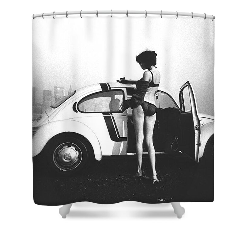 Glamur Shower Curtain featuring the photograph Location by Steven Huszar