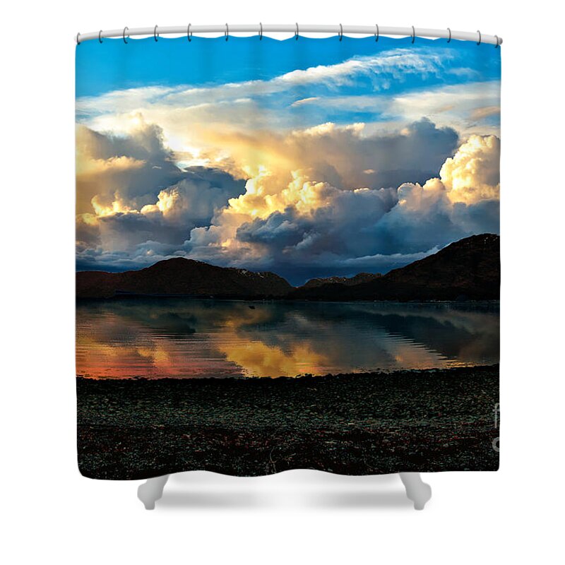 Scotland Shower Curtain featuring the photograph Loch Linnhe, Bunree by Richard Denyer
