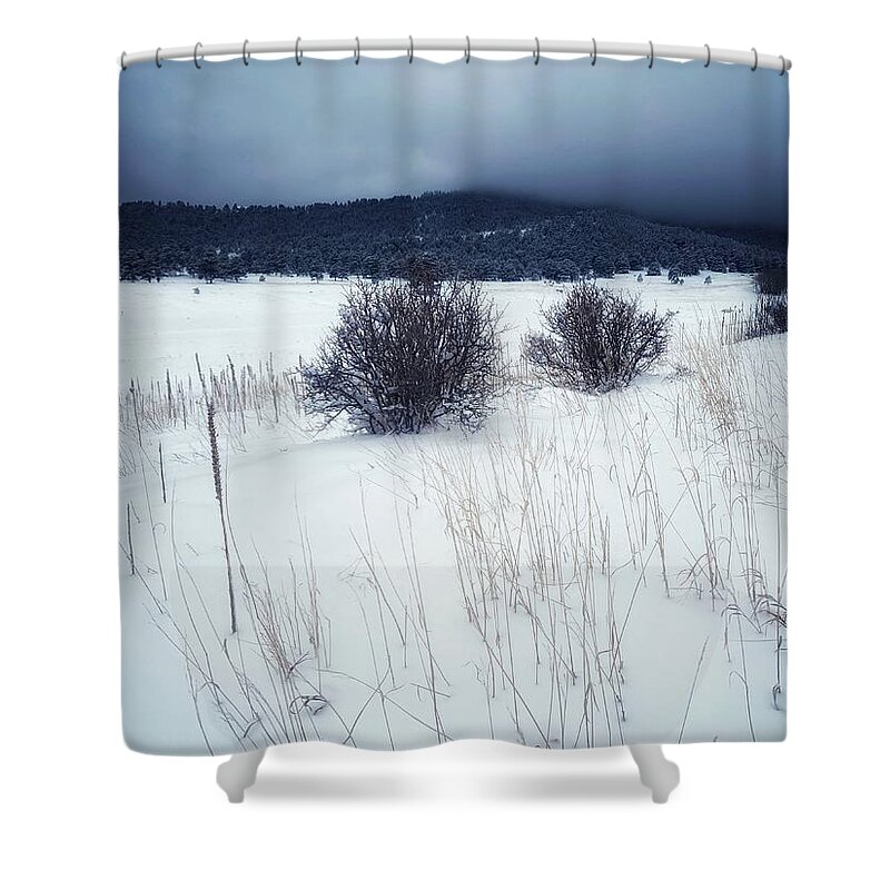Dan Miller Shower Curtain featuring the photograph Looming Storm by Dan Miller