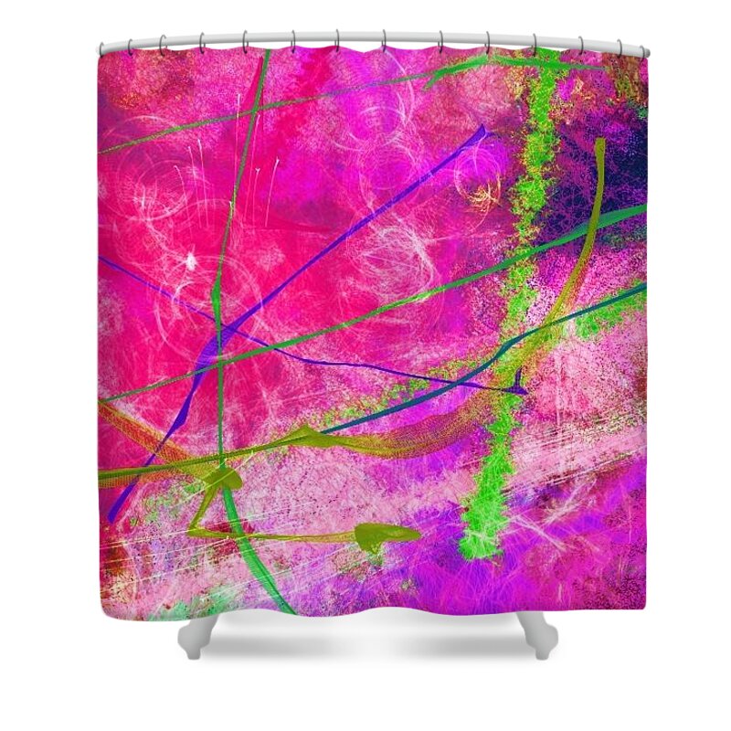 Digital Shower Curtain featuring the digital art Lost in Thought by Ralph White