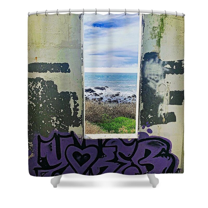 Lost Coast Shower Curtain featuring the photograph Lost Lighthouse by Paul Foutz
