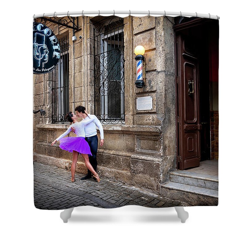 Ballet Shower Curtain featuring the photograph Love in Havana by Kathryn McBride