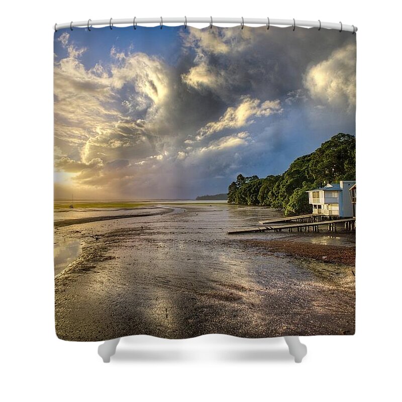 Lucious Shower Curtain featuring the photograph Lucious Living by Nancy Ayanna Wyatt