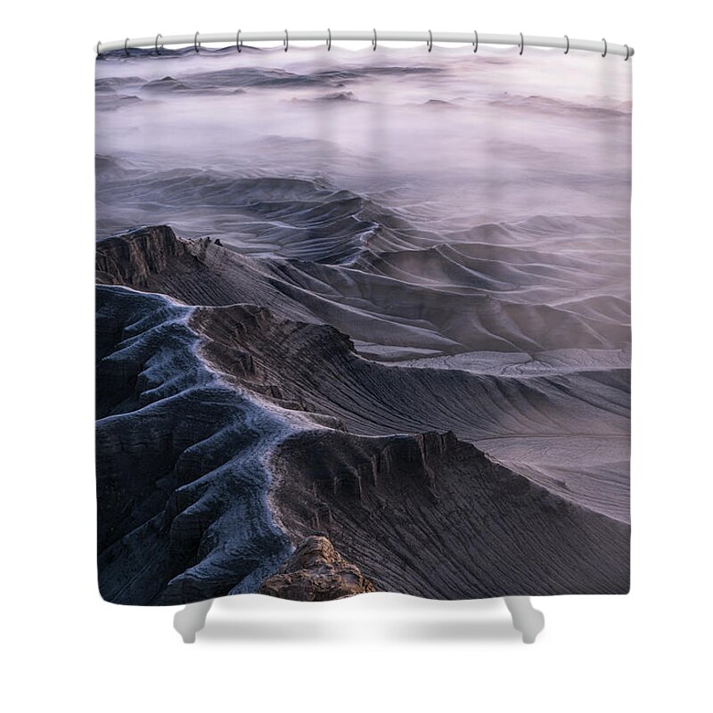 Utah Shower Curtain featuring the photograph Lunadell North by Dustin LeFevre