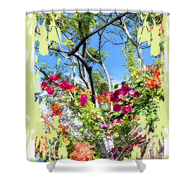 Lush Shower Curtain featuring the photograph Lush Tropical Afternoon by A Macarthur Gurmankin