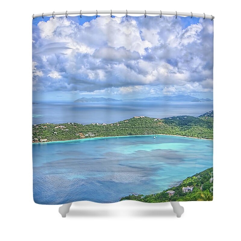 Magens Bay Shower Curtain featuring the photograph Magens Bay by Olga Hamilton