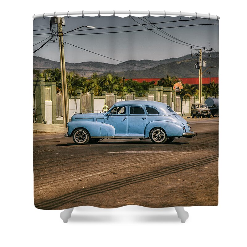 Make A U-turn When Possible Shower Curtain featuring the photograph Make a U-turn when possible by Micah Offman