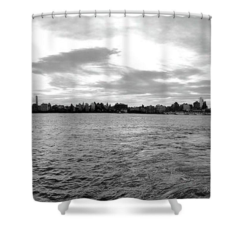 Manhattan Shower Curtain featuring the photograph Manhattan From Hoboken by Jim Feldman