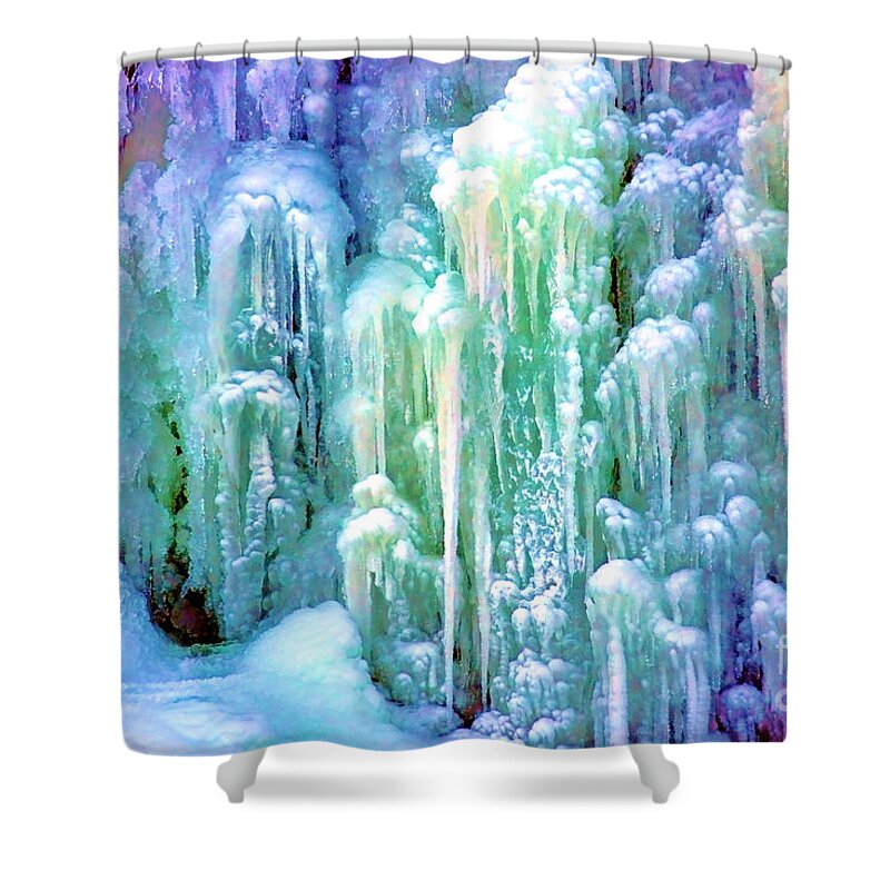 Ice Shower Curtain featuring the photograph Mardi Gras Ice by Olivier Le Queinec