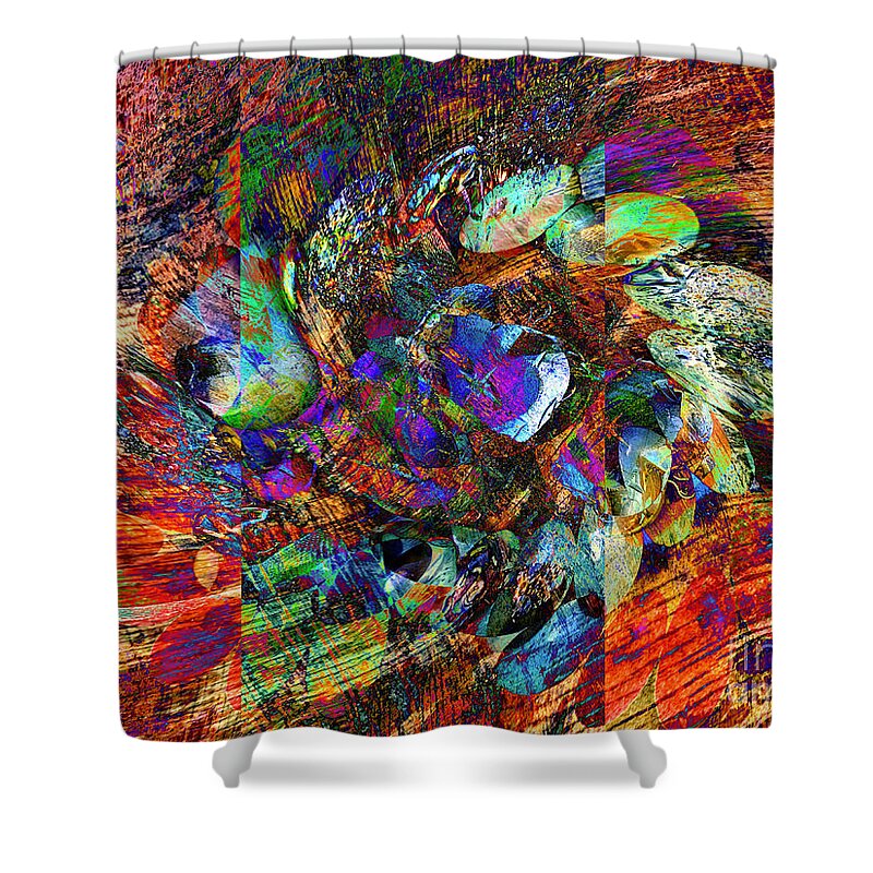 Masquerade Shower Curtain featuring the photograph Masquerade by Katherine Erickson