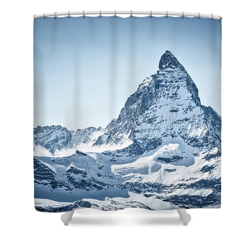 Resolution Shower Curtain featuring the photograph Matterhorn by Rick Deacon