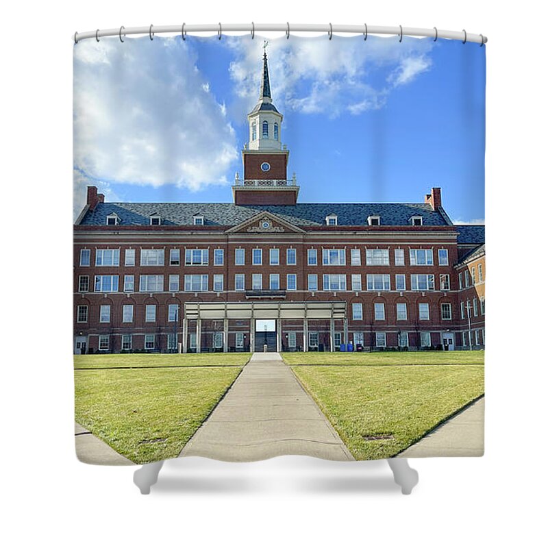 Mcmicken Hall Shower Curtain featuring the photograph McMicken Hall University of Cincinnati 5343 by Jack Schultz