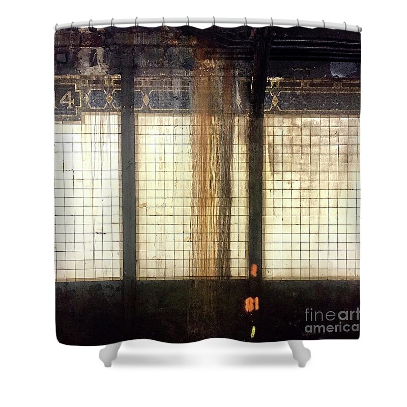 Metro 14th Street Shower Curtain featuring the photograph Metro 14th Street by Flavia Westerwelle