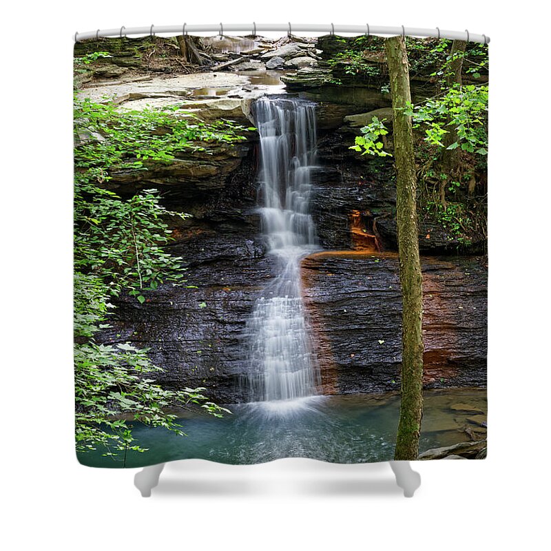 Falls Shower Curtain featuring the photograph Middle Fork Falls 6 by Phil Perkins