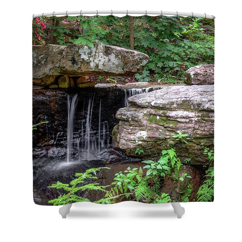 Waterfall Shower Curtain featuring the photograph Mini Waterfall by James Barber