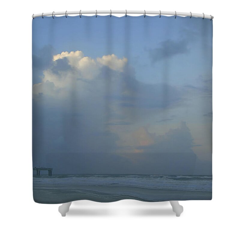 St Augustine Shower Curtain featuring the photograph Misty Morning by D Hackett