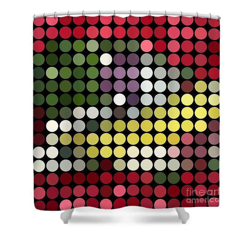 Abstract Shower Curtain featuring the photograph Mix and Match by Catherine Wilson