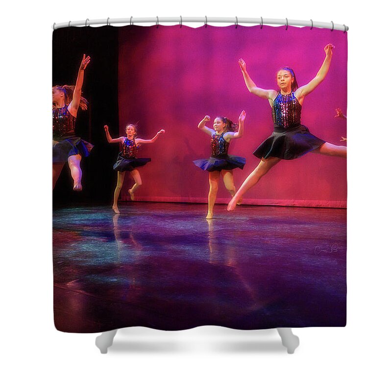Modern Shower Curtain featuring the photograph Modern Dance by Craig J Satterlee