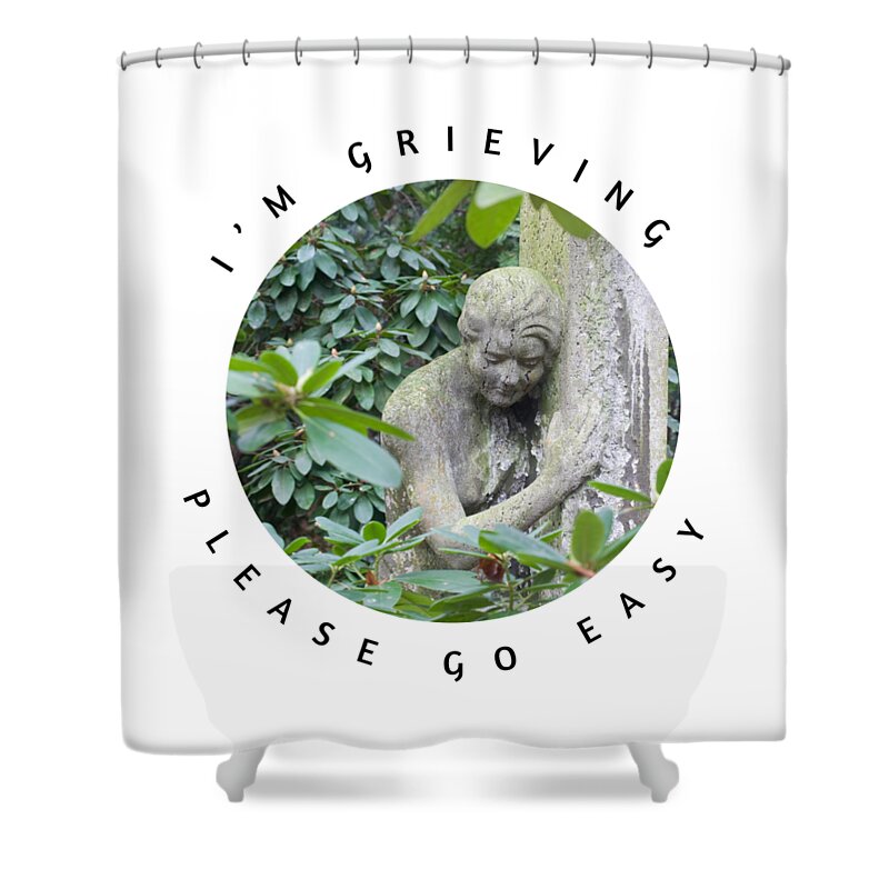 I’m Grieving Shower Curtain featuring the photograph Modern Mourning Wear by Nicola Finch
