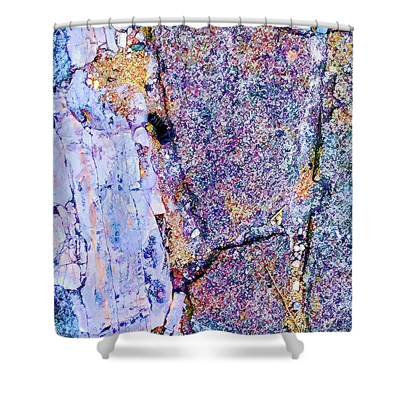 Abstract Shower Curtain featuring the photograph Monet 2020 nr.4 by Pierre Dijk