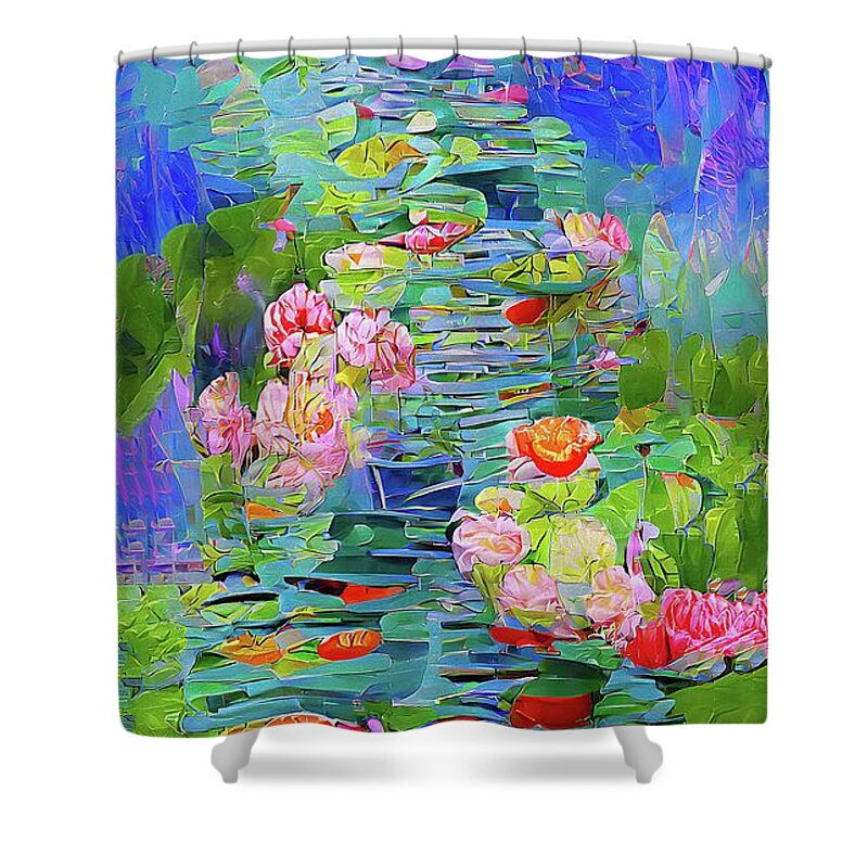 Ai Shower Curtain featuring the photograph Monet at Giverny I by Jack Torcello
