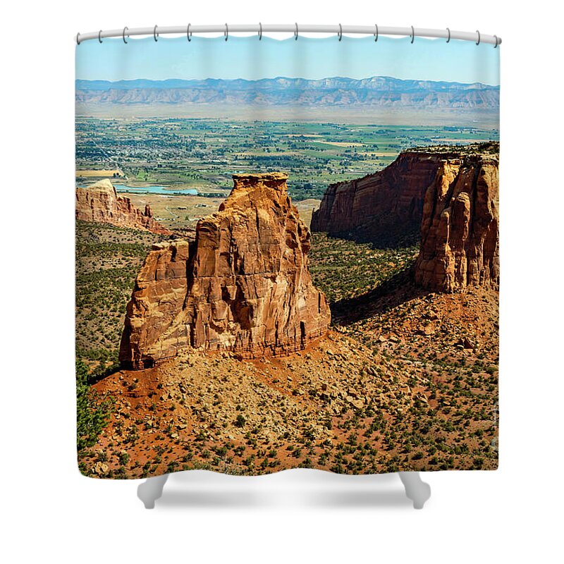 Jon Burch Shower Curtain featuring the photograph Monument Canyon by Jon Burch Photography