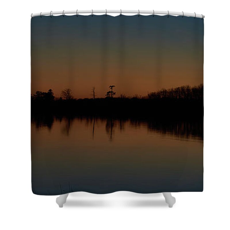 Sunset Shower Curtain featuring the photograph Moody sunset by Paul Freidlund